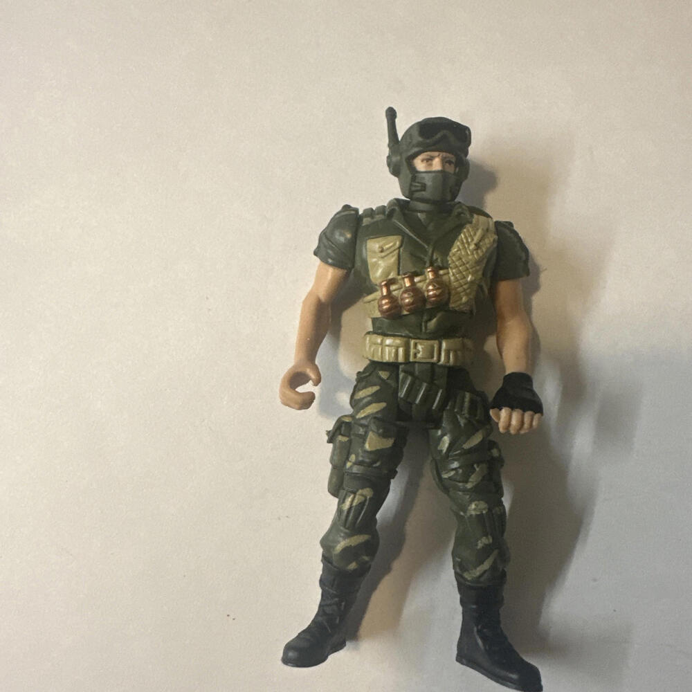 Vintage 1999 3.75" Chap Mei Soldier Force Tiger Squad Army Soldier Action Figure